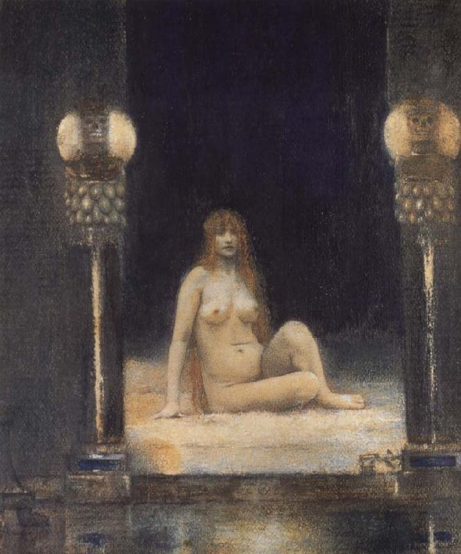 Fernand Khnopff Of Animality oil painting image